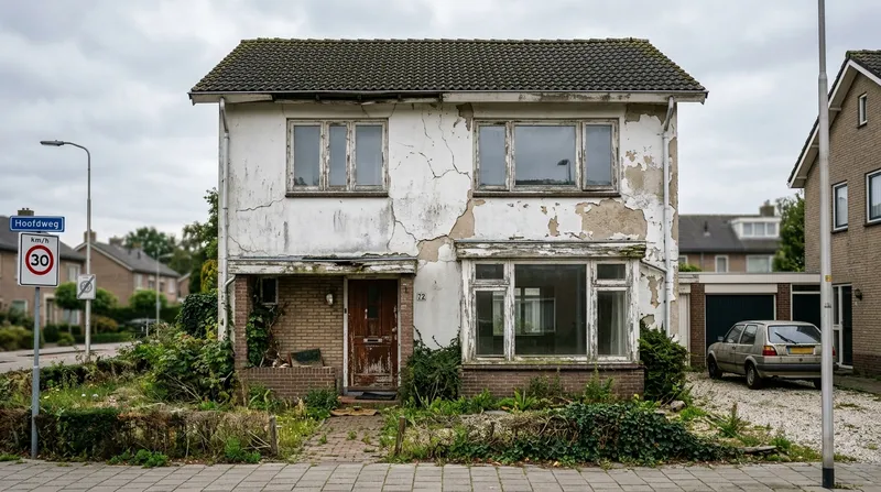 Situatie voor de werkzaamheden